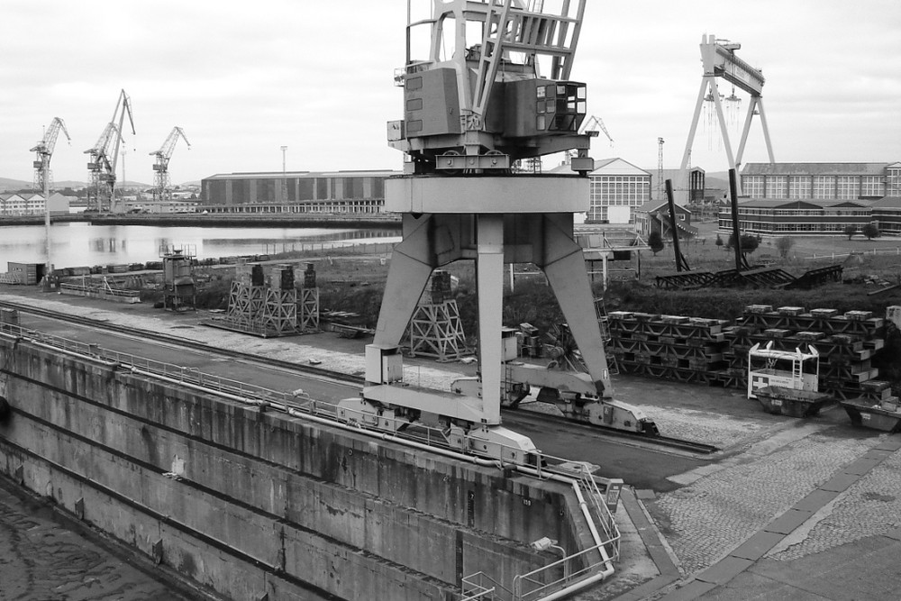 Astano shipyard; Galicia - Northern Spain.