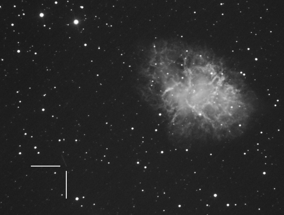 Asteroid (2536) Kozyrev bei M1 vom 05.03.2021