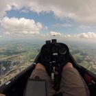 ASTIR IIIB Club Cockpit in flight