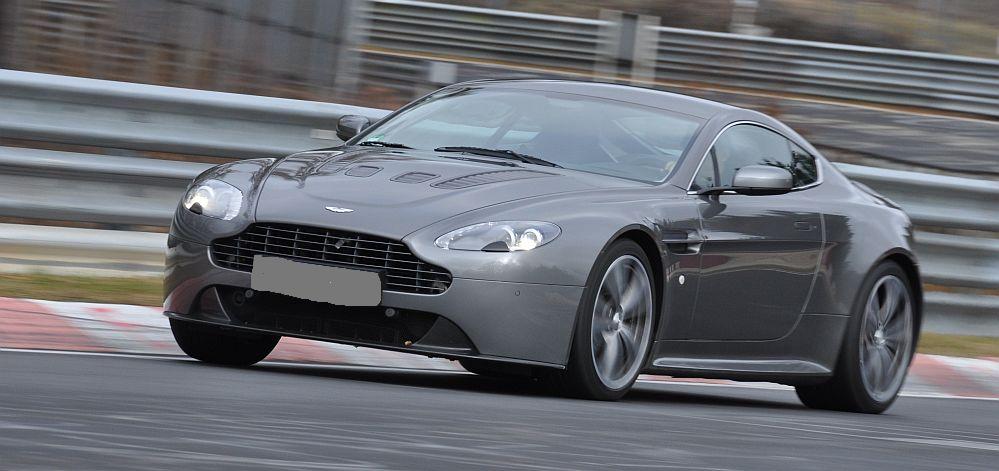 Aston Martin on the track.....