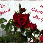 Astrid hat Geburtstag