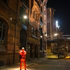 Astronautentraining in der Speicherstadt