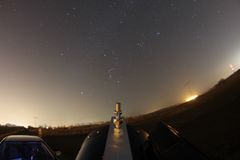 Astronomiefoto Schönebeck Richtung ORION