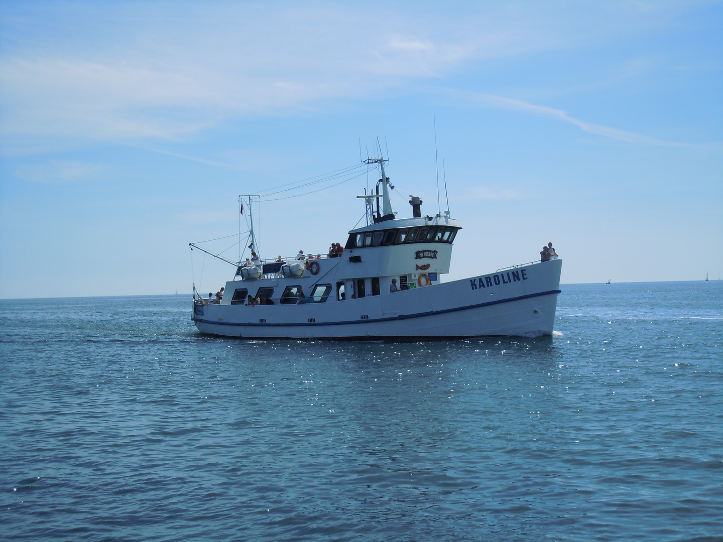 Asuflugsschiff Karoline auf Fehmarn 2013