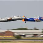 AT-6B Texan with L-29 as wingman