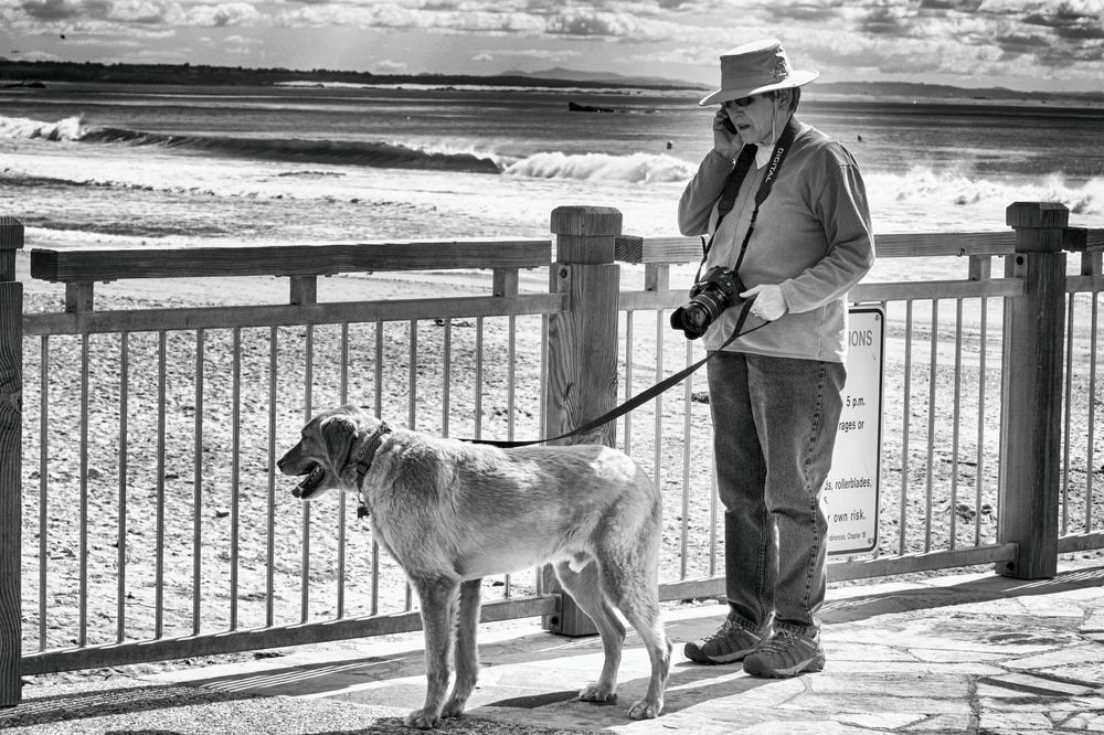 at a Beach in Santa Monica