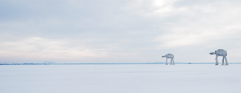 AT-AT auf dem Hothhuder Meer