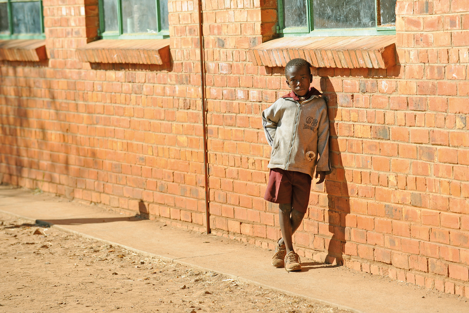 At Dete primary school, Zimbabwe