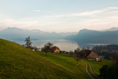 At Dusk by the Lake