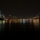 At Jane´s Carousel by night in Brooklyn