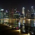 At Night Inside the Marina from Singapore
