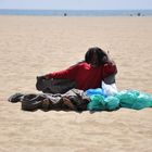 At Santa Monica Beach