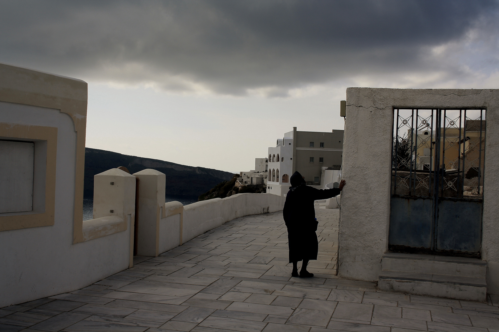 At santorini Oia