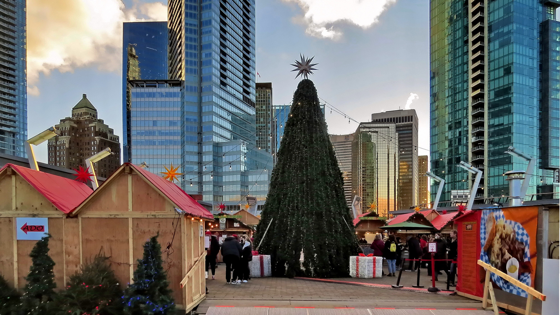 At the 2021 Vancouver  Christmas Market