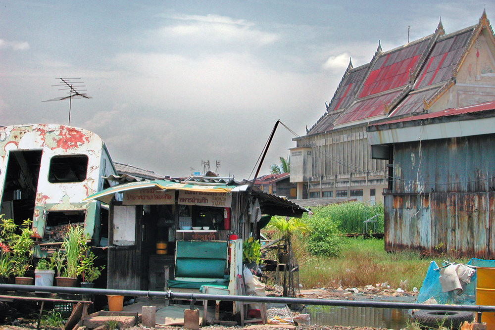 At the Ban Laem railway station