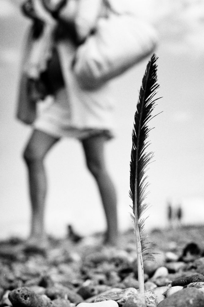 at the beach