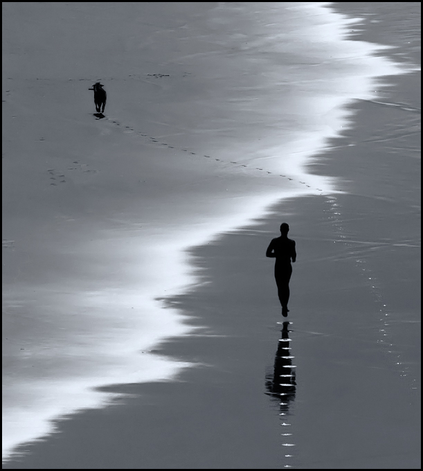 at the beach