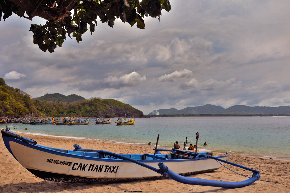 At the beach of Papuma