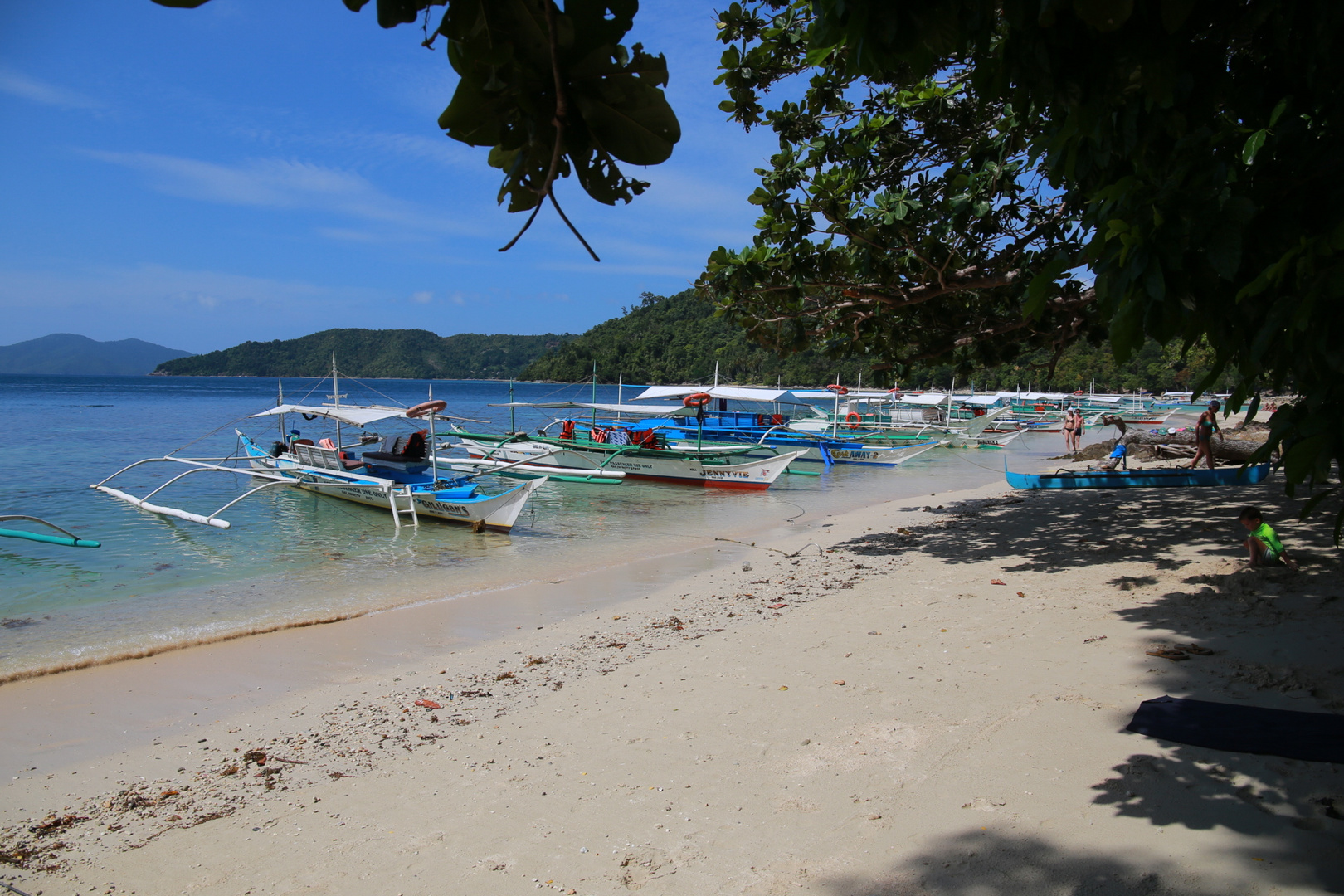 At the beaches of Palawan