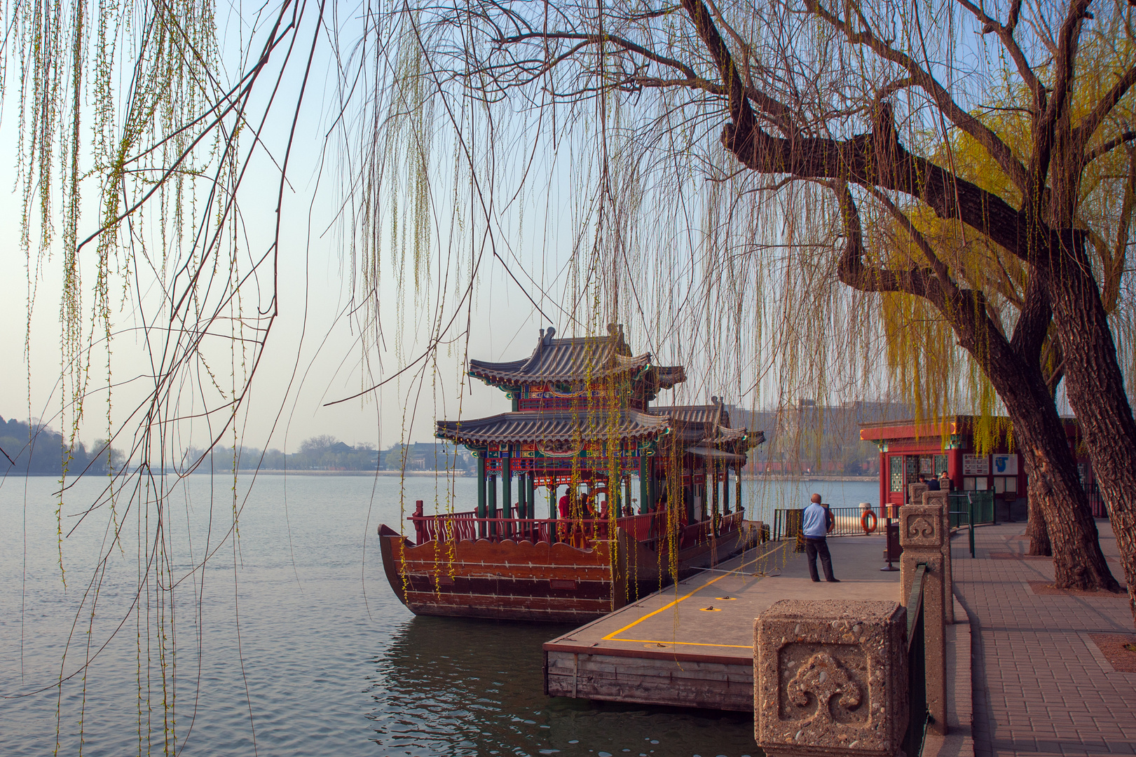 At the Beihai Lake in Beijing