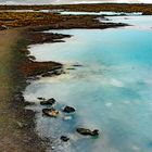 At the Blue Lagoon in Iceland