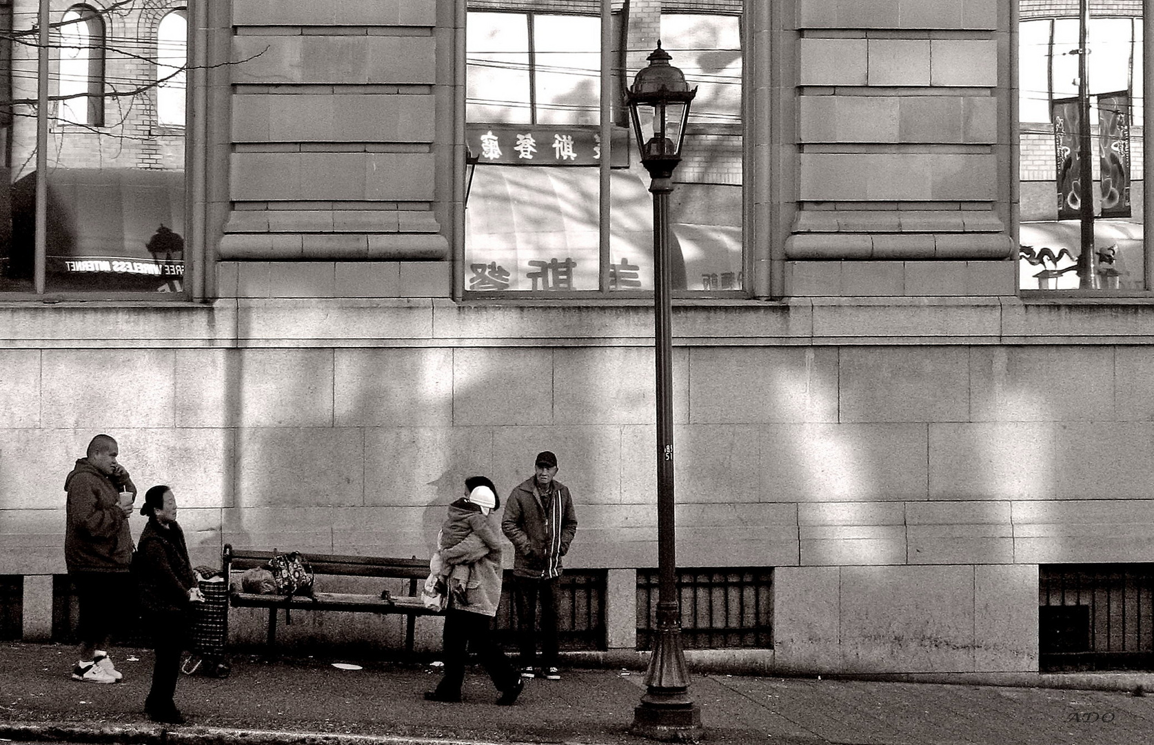 At The Bus Stop