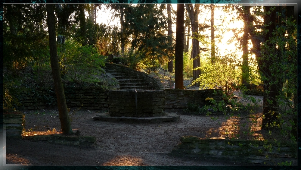 At the cemetery