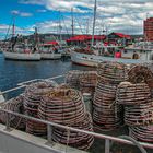 At the dock in Hobart's harbour
