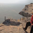 At the edge of the Pay Ta De at Prasat Preah Vihear