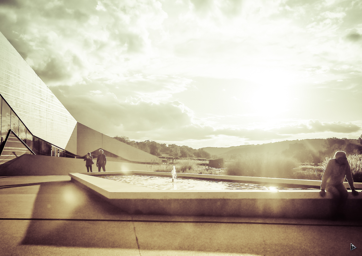 At the entrance of Lascaux 4