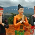 At the entrance to the Wat Luang Kone in Luang Namtha