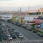 At the evening, The Moscow River in the Central Moscow