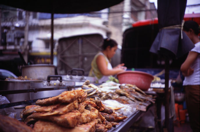 at the fishmarket