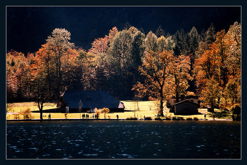 At the foothills of the Alps in early fall