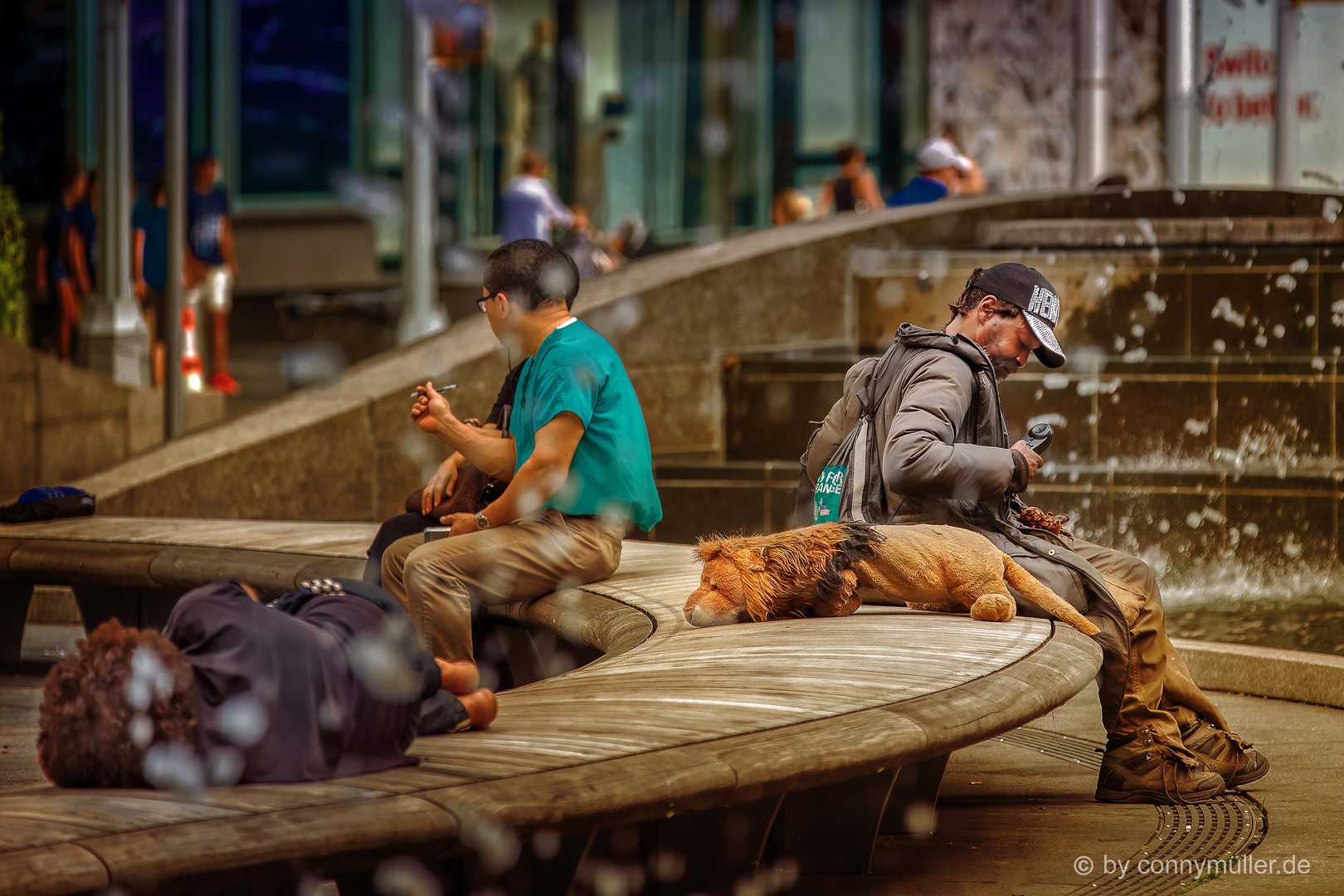 At the Fountain