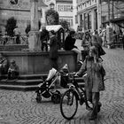 at the fountain