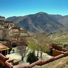 At the Ganden Monastery complex