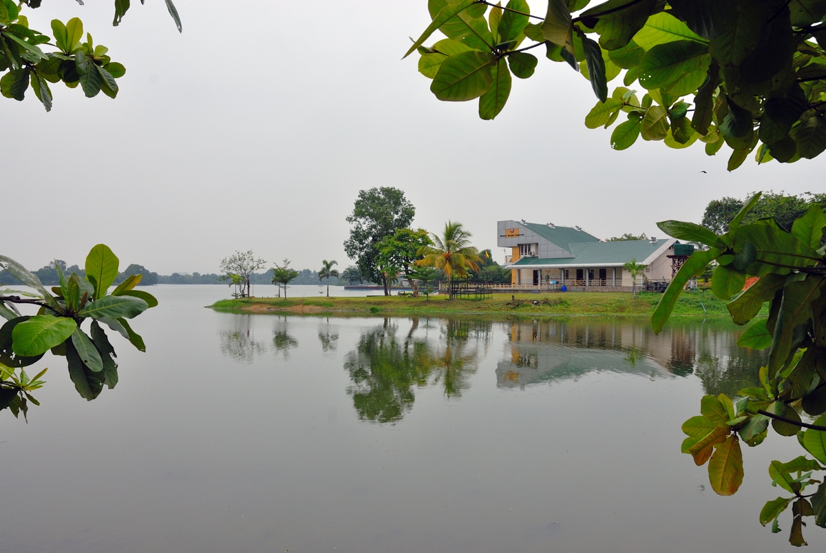 At the Inya Lake in Yangon