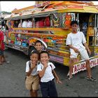 At the jeepney stand of Tacloban, Leyte, Visayas, Philippines