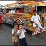 At the jeepney stand of Tacloban, Leyte, Visayas, Philippines