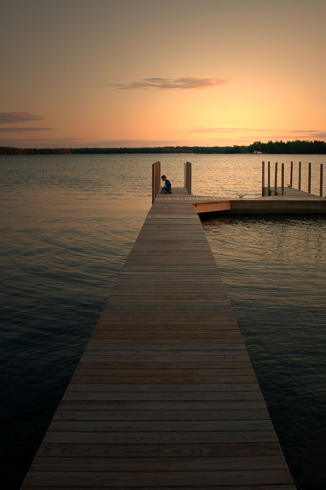 At the lake