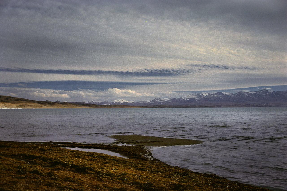 At the lake side of Mapham Yu Tso known as Lake Manasarovar