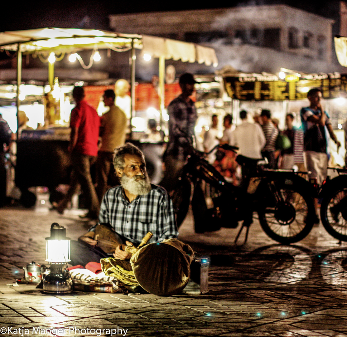 At the market in Marrakesh