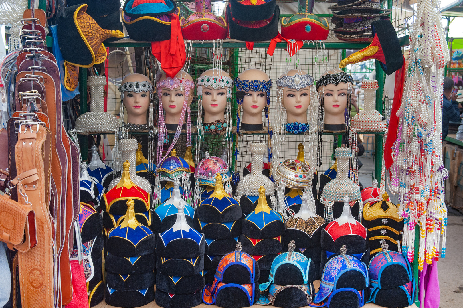 At the Narantuul Market in Ulaanbaatar