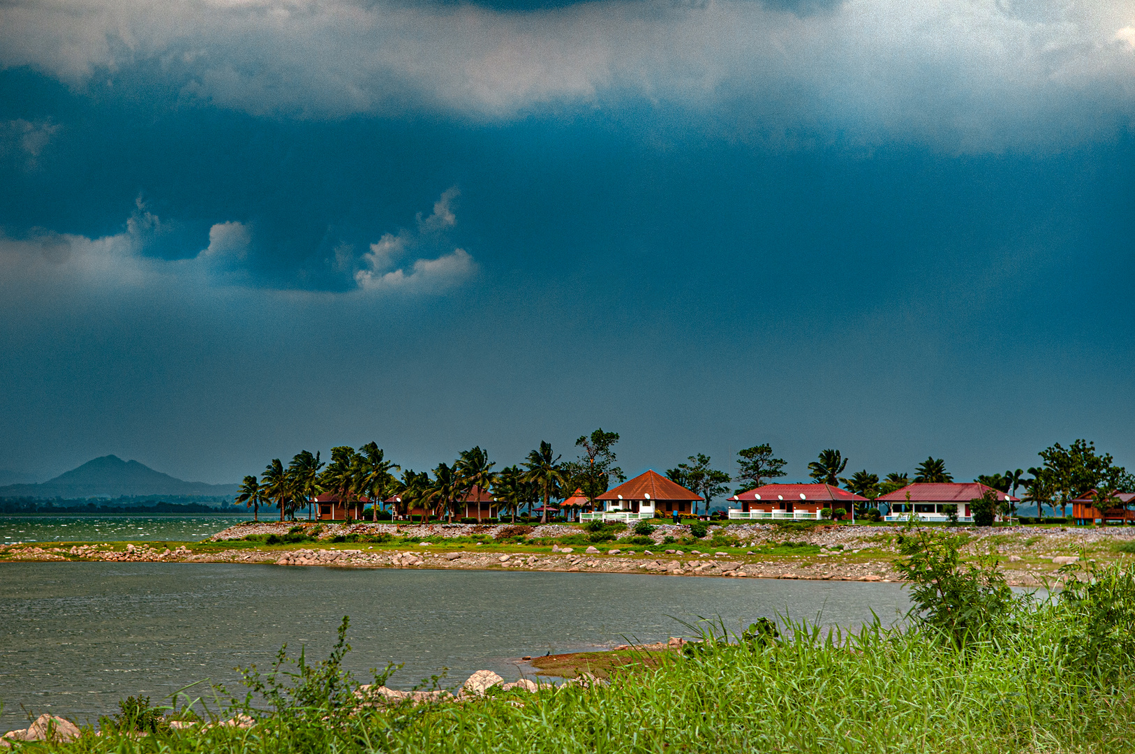 At the Pa Sak Jolasit dam 