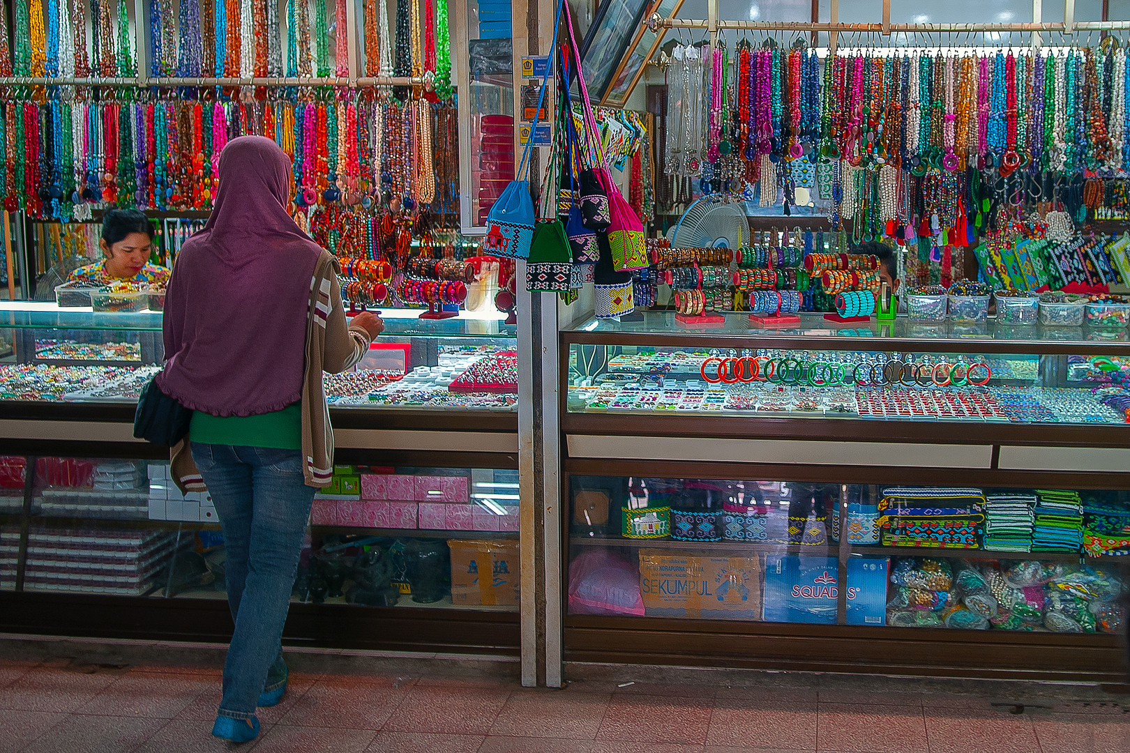 At the Permai market