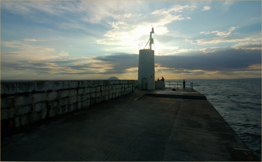 At the Pier ...