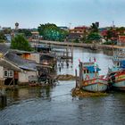 At the pier in Samut Sakhon