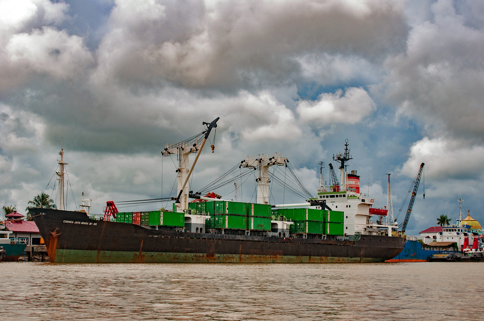 At the pier of Tanjung Redeb