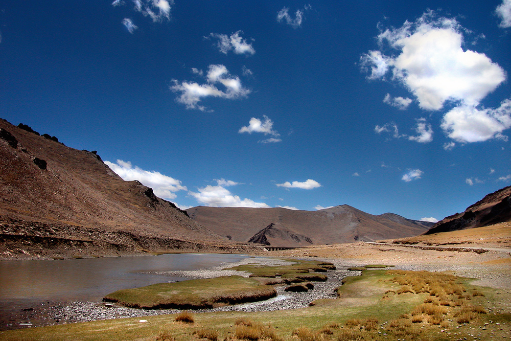 At the riverside of Tsangpo